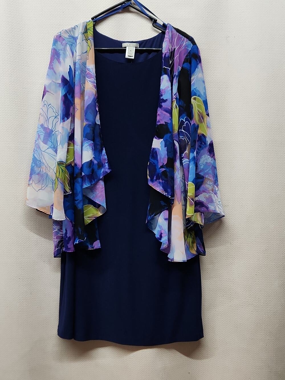 Dana Buchman Deep Blue Blouse with Label